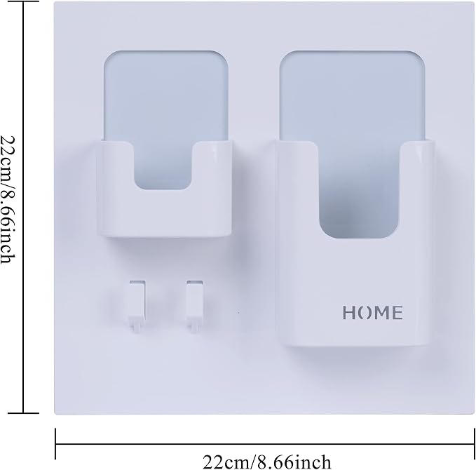 Bedside Shelf with Strong Sticky Gel, Wall Mount Organizer Holder - Image 2