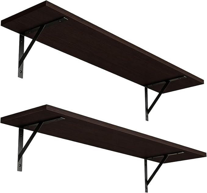 Wall Shelves, 23.6" Long Floating Shelves by DINZILVJ