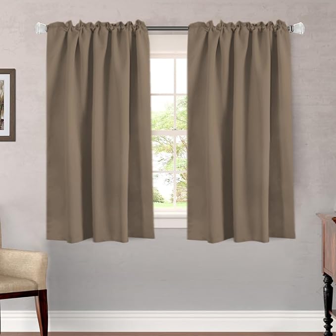H.VERSAILTEX Blackout Curtains Thermal Insulated Window Treatment Panels Room - Image 2