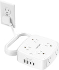 10 Ft Surge Protector Power Strip by YISHU