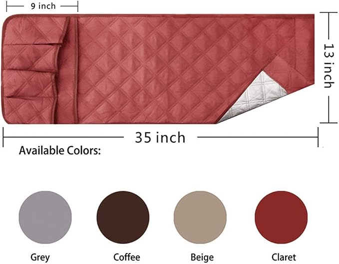 Couch Sofa Armrest Organiser Arm Chair Caddy Bedside Storage Pocket - Image 3