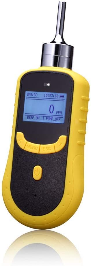 ATO Portable Hydrogen Gas Leak Detector 0 to 500 ppm, H2 Gas Monitor with Sound and Light Alarm
