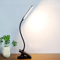 LED Reading Light with Clip USB Rechargeable Book Lights, 24 LEDs Flexible Neck by DEAUNBR