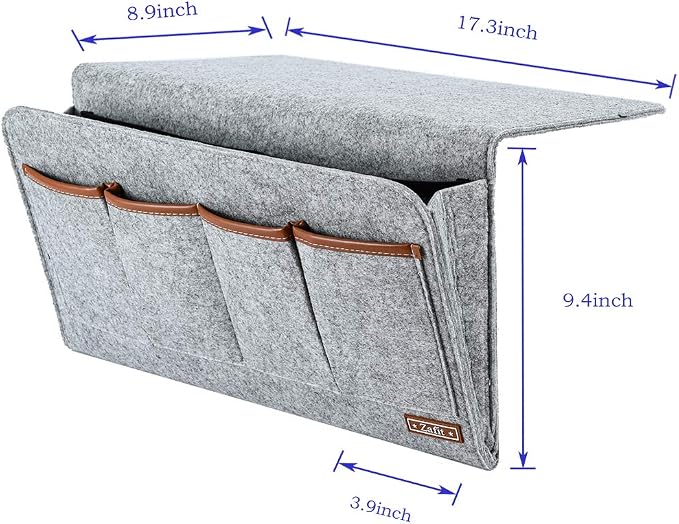 Zafit Bedside Caddy, Large Size Storage Organizer - Image 4