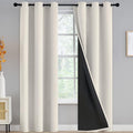 Yakamok 100% Blackout Curtains for Bedroom 84 Inch Length, Full Light Blocking by Yakamok