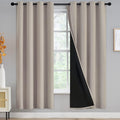 Yakamok Natural Blackout Curtains 72 inches Long by Yakamok