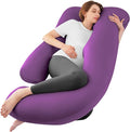 Cooling Pregnancy Pillows for Sleeping, Down Alternative, Removable Cover by SASTTIE