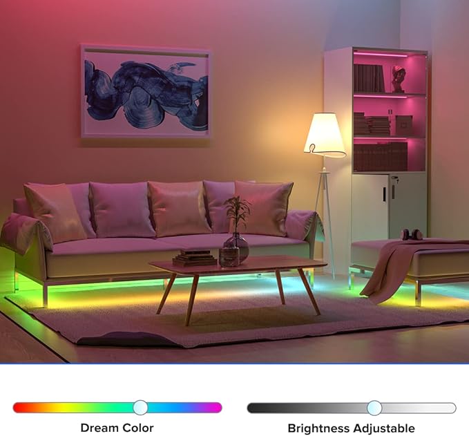 BTF-LIGHTING RF 2.4GHz Wireless Remote RC09RFB & C04W 2.4GHz Tuya WiFi Controller Kit Alexa Google Home Smartphone APP Control for RGBW PWM 5050SMD FCOB (+ R G B W) 5PIN LED Strip DC12V DC24V