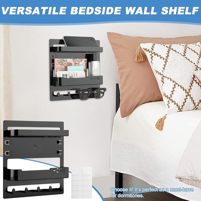 Bedside Shelf Wall Mount & Wall Nightstand - Image 5