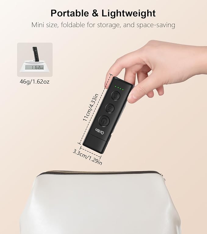 Gritin Book Light Rechargeable, Clip on LED Reading Light - Image 8