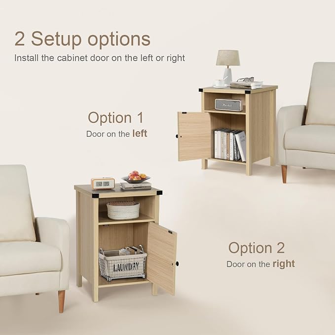 Farmhouse End Table, Nightstand - Image 5