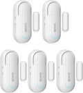 SanJie Window Alarm Sensors Door Alarms for Home Security Volume Ajustable 0-120 DB Pool Door Alarms for Kids Safety with 4 Modes Open Alarm/Close/Dingdong/Reminder Burglar Alert (5 Pack)