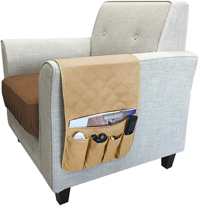 Couch Sofa Armrest Organiser Arm Chair Caddy Bedside Storage Pocket - Image 2