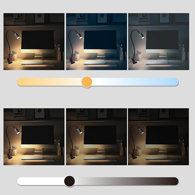 DAMI LED Reading Light for Bed Headboard – Dimmable Clip-On Book Light - Image 3
