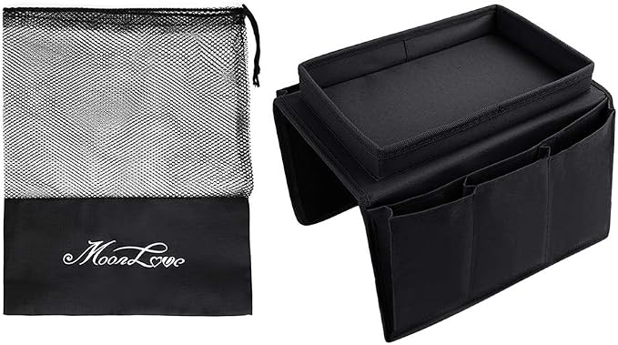 Couch Sofa Armrest Organiser Arm Chair Caddy Bedside Storage Pocket - Image 4