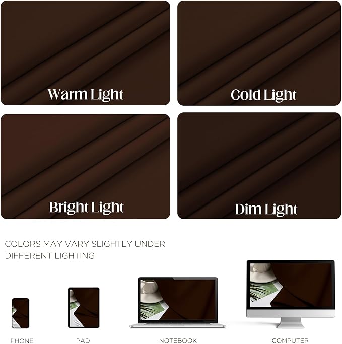 CUCRAF Blackout Curtains 84 inch Length 2 Panels Set, Room Darkening Drapes - Image 4
