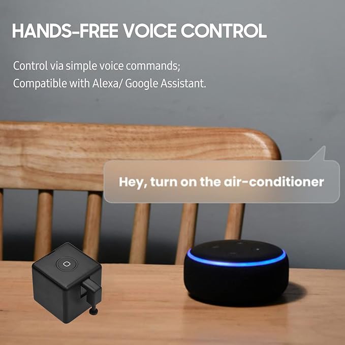 Mini BT Fingerbot Home Automation Controller with Touch Button APP Control Voice Control Schedule Timer Fingerbot Home Appliances Switch Pusher Smart Controller (BT Gateway Required)