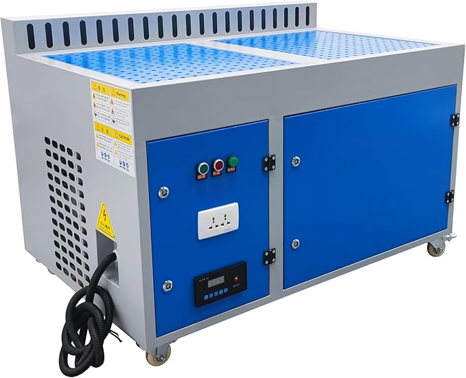 HayWHNKN Metal Working Downdraft Table Dust Collector Vacuum Welding Multi-stage Purification Dust Collector for Grinding Polishing Dusting Welding 31.5''*47.2'' 220V