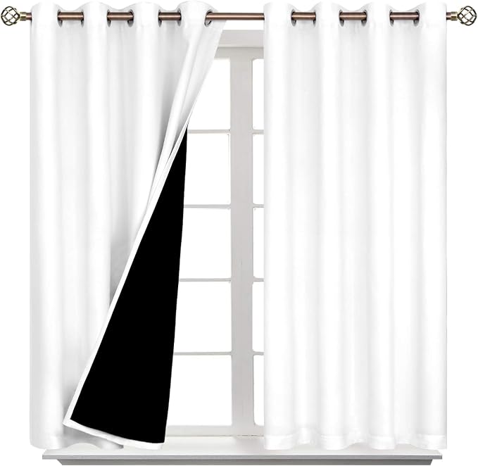BGment Short 100% Blackout Curtains - Image 8