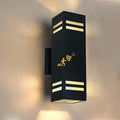iYogaled Motion Sensor Outdoor Light with 25ft Detection Range, 3 Lighting Modes Dusk to Dawn Porch Light, Waterproof Wall Sconce for Large Yard, Patio, Garage, Front Door, ETL Listed