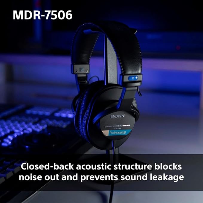 Sony MDR7506 Professional Large Diaphragm Headphone