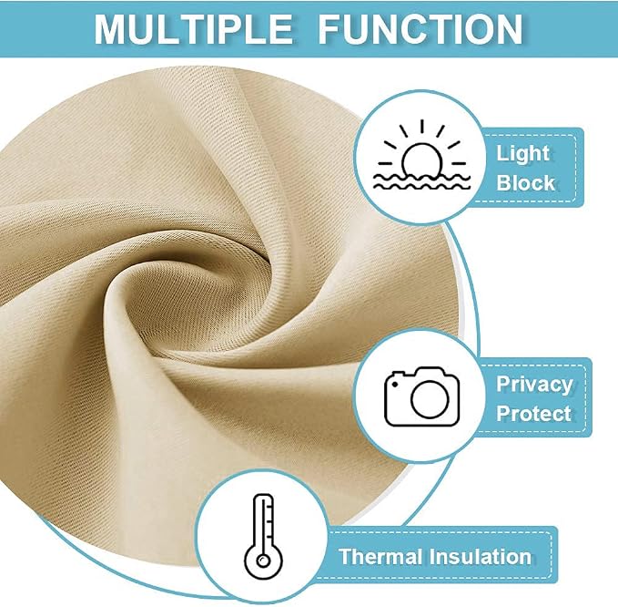 RYB HOME Partition Room Dividers Curtain - Image 5
