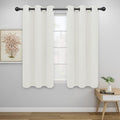 Easy-Going Thermal Grommet Curtains, 2 Panels 42x54 in, Ivory | Washable by Easy-Going