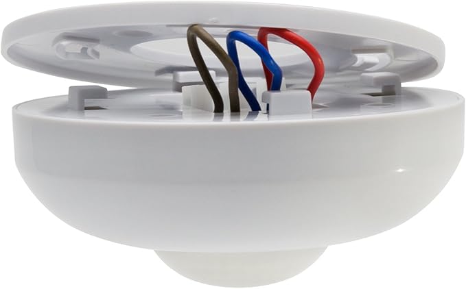 Sensky 360 Degree Ceiling Mount Occupancy Sensor, 110-240V PIR Motion Sensor Switch, High Sensitive Movement Detector Light Switch, Neutral Required(Max Detection Distance: 6 m)