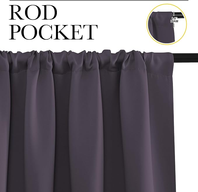 NICETOWN RV Blackout Curtains for Camper Windows, Kitchen Curtains, Short - Image 2