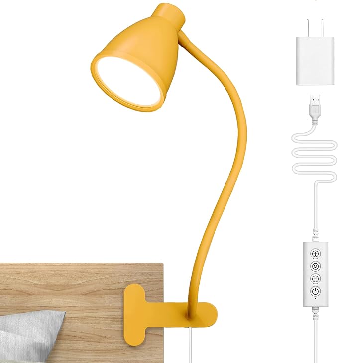 BOHON Clip on Light, Desk Lamp by BOHON