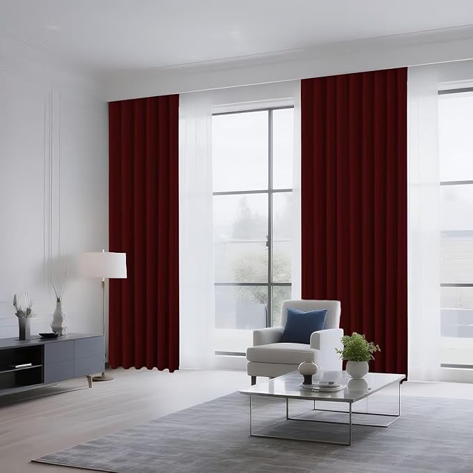 Joydeco Blackout Curtains for Bedroom 96 inch Long 2 Panels, Thermal Insulated - Image 8