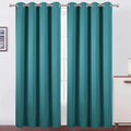 Blackout Curtains 52 x 120 Inch Long Sea Teal Curtains Set of 2 Panels Room by Lemomo
