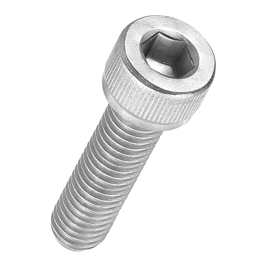 Kozelo 15pcs Socket Head Cap Screws - [M8-1.25 x 30mm] 304 Stainless Steel Allen Socket Drive for Electrical Motor 3D Printing Fan Engine Replacement Use, Silver