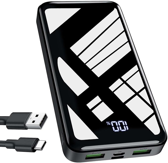 LOOPEAK Portable Charger Power Bank 27000mAh, 22.5W Fast Charging USB C External Battery Pack, 3 Outputs & 2 Inputs, LED Display, Battery Cell Phone Bank for iPhone 17/16/15, Samsung Galaxy, Android