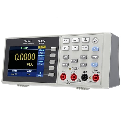 Klanata YB5135D Digital AC Voltmeter, LCD Blue Backlight Two Wire Voltage Tester Panel, AC80-500V Measuring Range for Home and Industrial Use