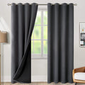 BGment Dark Grey Blackout Curtains by BGment
