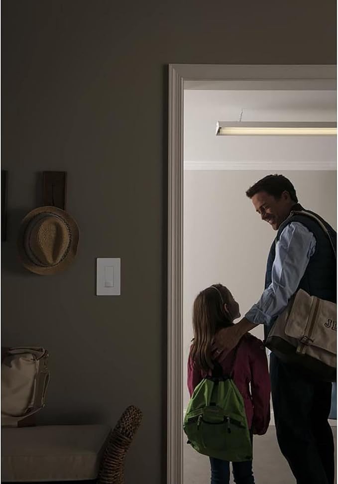 Lutron Maestro Motion Sensor Light Switch Indoor for Bathroom, Garage, Laundry Room, Closet, Occupancy Sensor Light Switch, Single-Pole, No Neutral, MS-OPS5M-IV