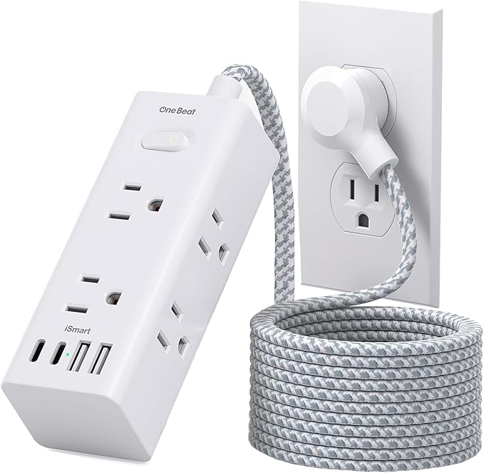 Surge Protector Power Strip by OneBeat