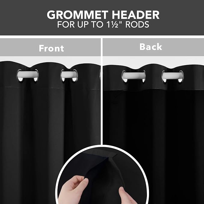 Deconovo 100% Blackout Curtains - Image 6