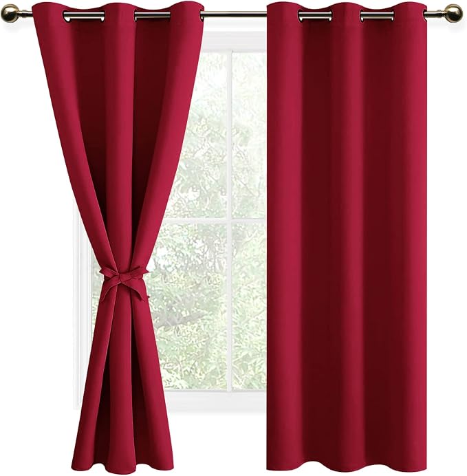 DWCN Blackout Curtains with Tiebacks - Image 8