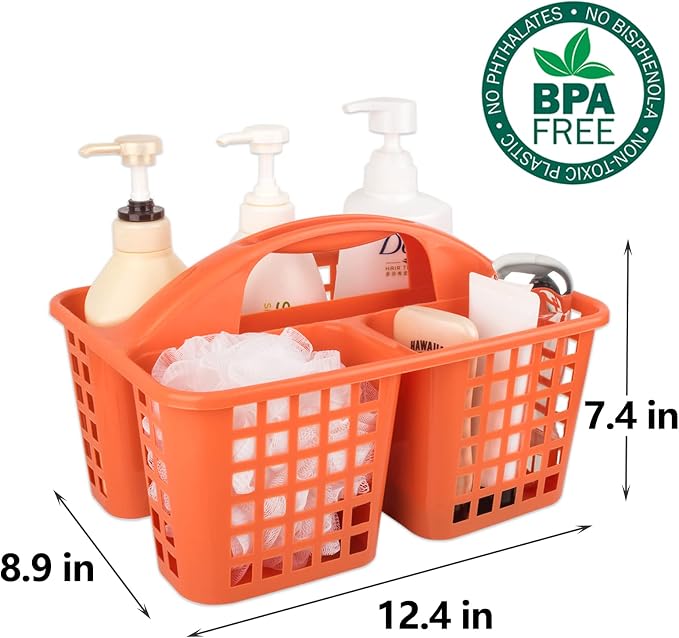 Portable Shower Caddy Basket Plastic Storage Basket - Image 7