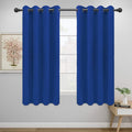 Easy-Going Thermal Grommet Blackout Curtains, 2 Panels 52x63 in | Classic Blue by Easy-Going