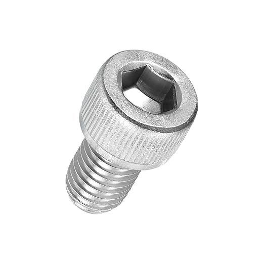 Kozelo 15pcs Socket Head Cap Screws - [M10-1.5 x 16mm] 304 Stainless Steel Allen Socket Drive for Electrical Motor 3D Printing Fan Engine Replacement Use, Silver