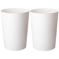 UUJOLY Small Bathroom Trash Can Wastebasket Garbage Can, 2 Pack | Open-Top by UUJOLY