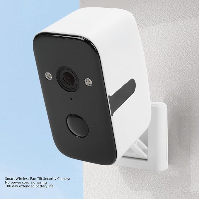 LICAEVEY Pan Tilt Security Camera, 2K HD with Magnetic Mount, Wireless WiFi and No Monthly Fee, 5200mAh Battery for Easy Indoor Outdoor Installation