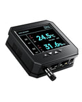 Ethernet Server Room Temperature Monitor, PoE Server Rack Temperature Humidity Sensor with Web Interface, SNMP Modbus MQTT Support, Dual Power, IP55, Data Logging, Alarm & Relay Output