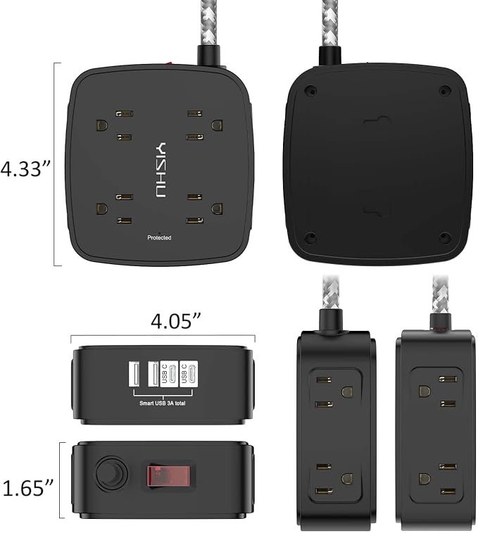 Surge Protector Power Strip - Image 7
