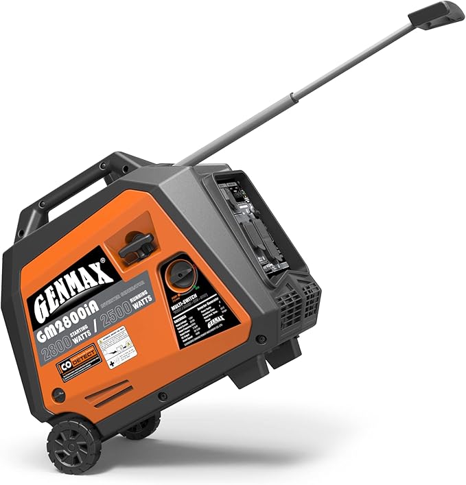 GENMAX Generator，EPA Compliant, Eco-Mode Feature, Ultra Lightweight for Backup Home Use & Camping