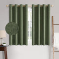 MIULEE 100% Blackout Linen Curtains by MIULEE
