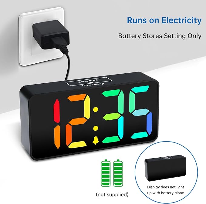 DreamSky Small Digital Alarm Clock - Image 2